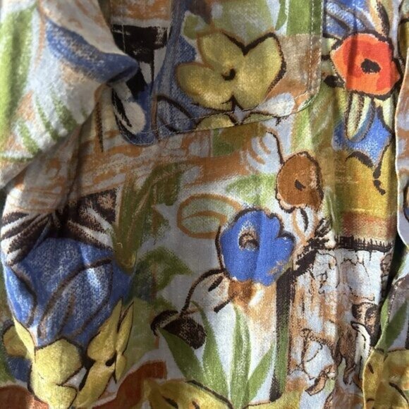 Pusser's Island Linen wear Men Hawaian shirt Large Novelty Boho City Club - Picture 5 of 8